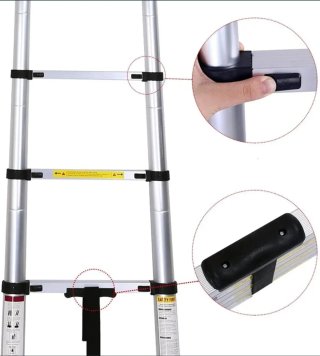 Escalera telescópica de aluminio 3,2cm