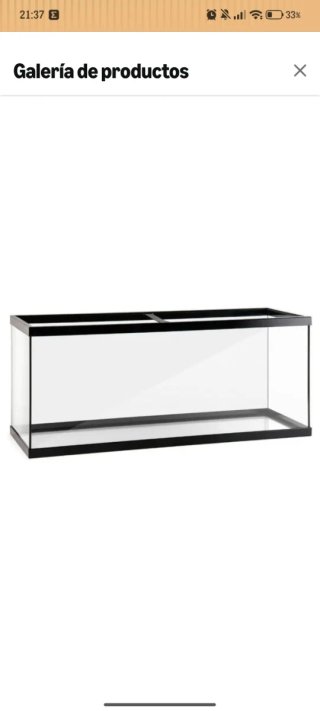 Terrario grande cristal negro