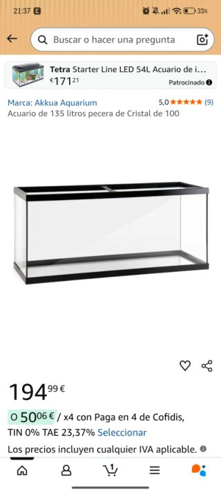 Terrario grande cristal negro