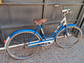 Bicicleta Antigua BH Azul 70s