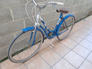 Bicicleta Antigua BH Azul 70s