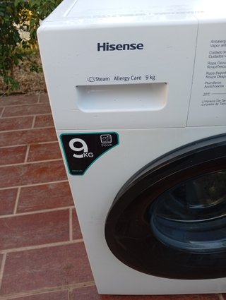 Lavadora Hisense 9kg Steam Allergy Care