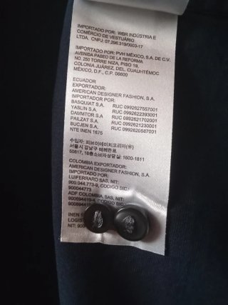 Camisa Calvin Klein Azul Marino XL/L usada una vez