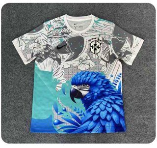 Camisola Brasil Papagaio Azul