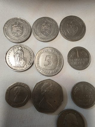 Lote 10 monedas antiguas