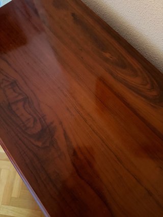 Cabecero y mesillas de madera
