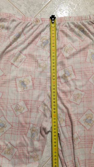 Calças parte de baixo pijama com ursos / ursinhos
