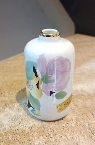 Piccolo vaso floreale in porcellana Ker Vitrex