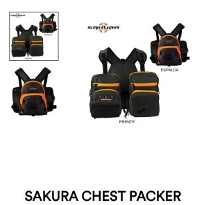 Chaleco Mochila Pesca Sakura
