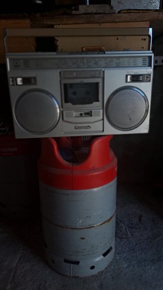 Radio Cassette Panasonic Plata