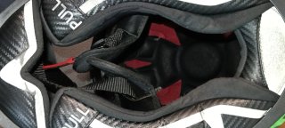 Casco de moto deportivo