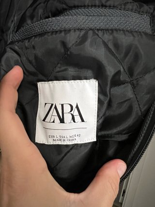 Chaqueta Zara Gris Talla L