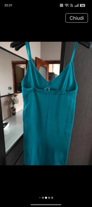 Vestito estivo Zara cotone elasticizzato XS