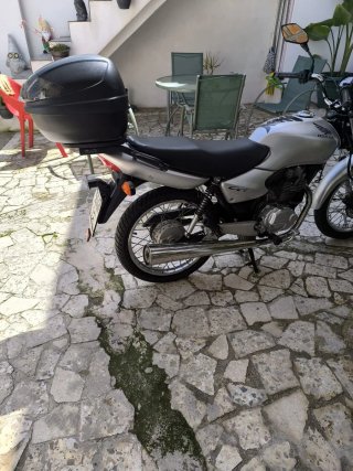 Honda 125 GS Plata