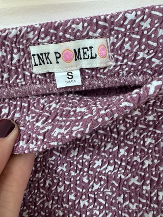 Falda Pink Pomelo Morada Estampada