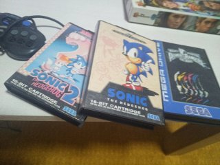 Console Sega Mega Drive Sonic The Hedgehog