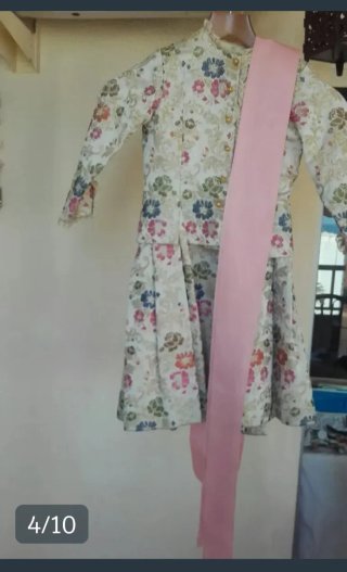 Traje de fallera multicolor