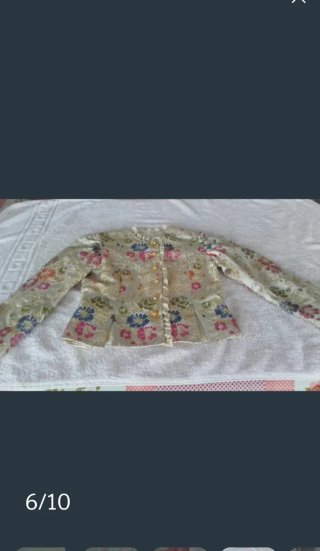 Traje de fallera multicolor