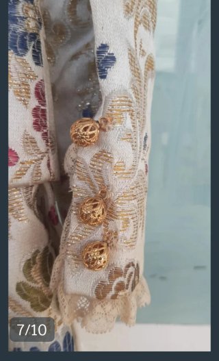 Traje de fallera multicolor