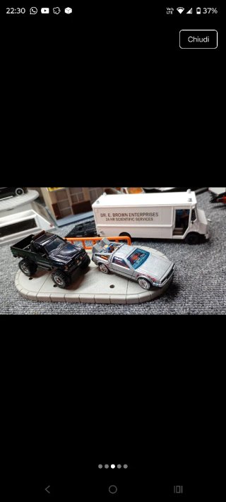 Hot wheels Set personalizzato Ritorno al Futuro