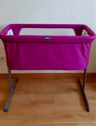 Cuna colecho Chicco rosa