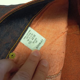 Jeans Boosley Uomo Tg 56 Blu/Bordeaux