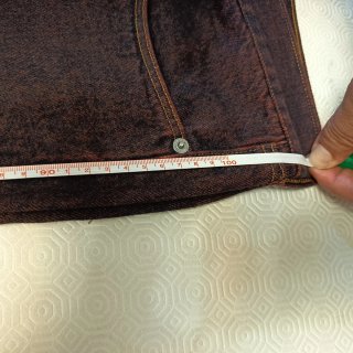 Jeans Boosley Uomo Tg 56 Blu/Bordeaux