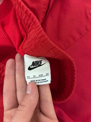 Bañador Nike Rojo Quiksilver negro y blanco