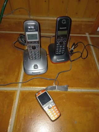 Lote 3 Teléfonos Panasonic y Alcatel
