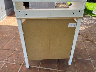 Cambiador cómoda bebé blanco