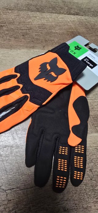 Guantes Fox Dirtpaw Talla XL Naranja/Negro