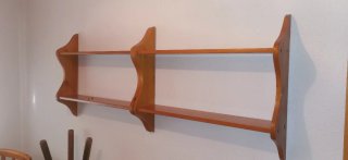 Estanterías de pared de madera
