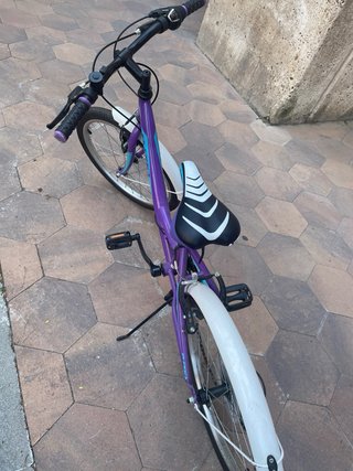 Bicicleta niña 20 morada B-PRO