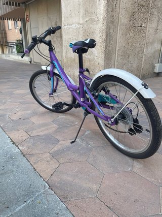 Bicicleta niña 20 morada B-PRO