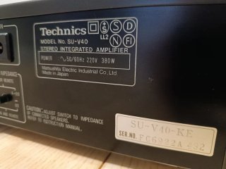 Amplificador Technics SU-V40 Class AA