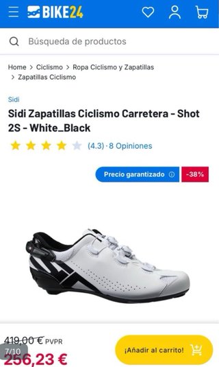 Zapatillas Sidi Shot 25 T43 Nuevas