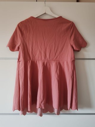 Abitino rosa SHEIN L 40/42 maniche corte orlo