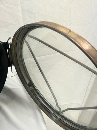 Antiguo farol locomotora vapor francés 1890