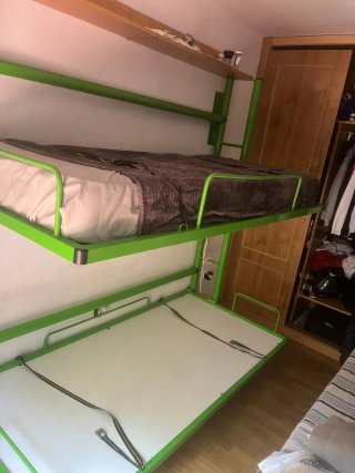 Cama Litera Abatible Metálica