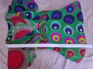 Blusa Desigual Mangas Anchas Multicolor