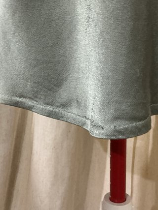 Top in raso verde