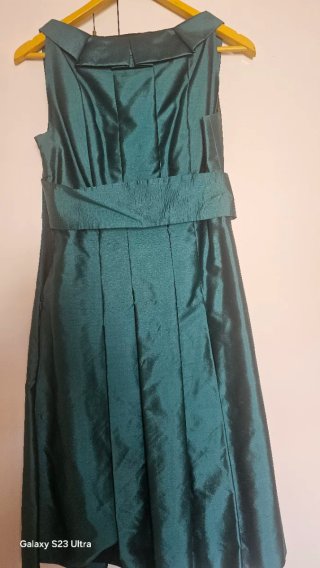 Vestido fiesta JESUS DEL POZO verde Talla L