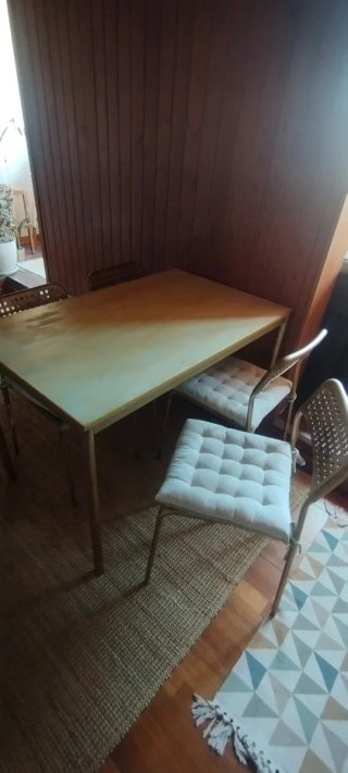 Mesa Comedor Ikea + 4 Sillas