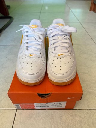 Nike Air Force 1 Blanco/Amarillo