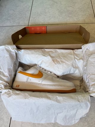 Nike Air Force 1 Blanco/Amarillo