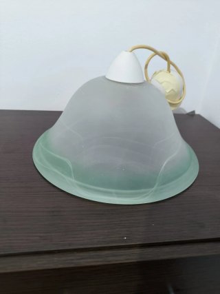Lámpara de techo de cristal