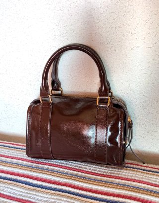 Bolso marrón oscuro city bag