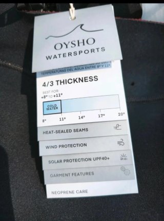 Traje de buceo Oysho mujer negro
