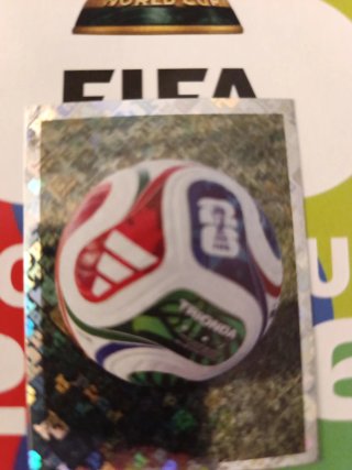 Cromo Balón Mundial FIFA Panini