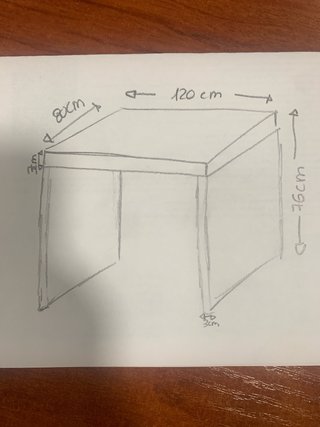 Mesa oficina /escritorio/ mesa estudio 120x 80